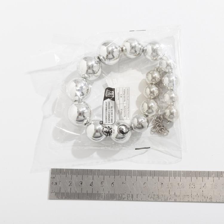 Vintage Big Beads Choker Necklace For Women Girls Exaggerated Clavicle Chain