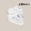 Platform white shoes women's 2025 spring and autumn new breathable fashion versatile panda sports and leisure board shoes white