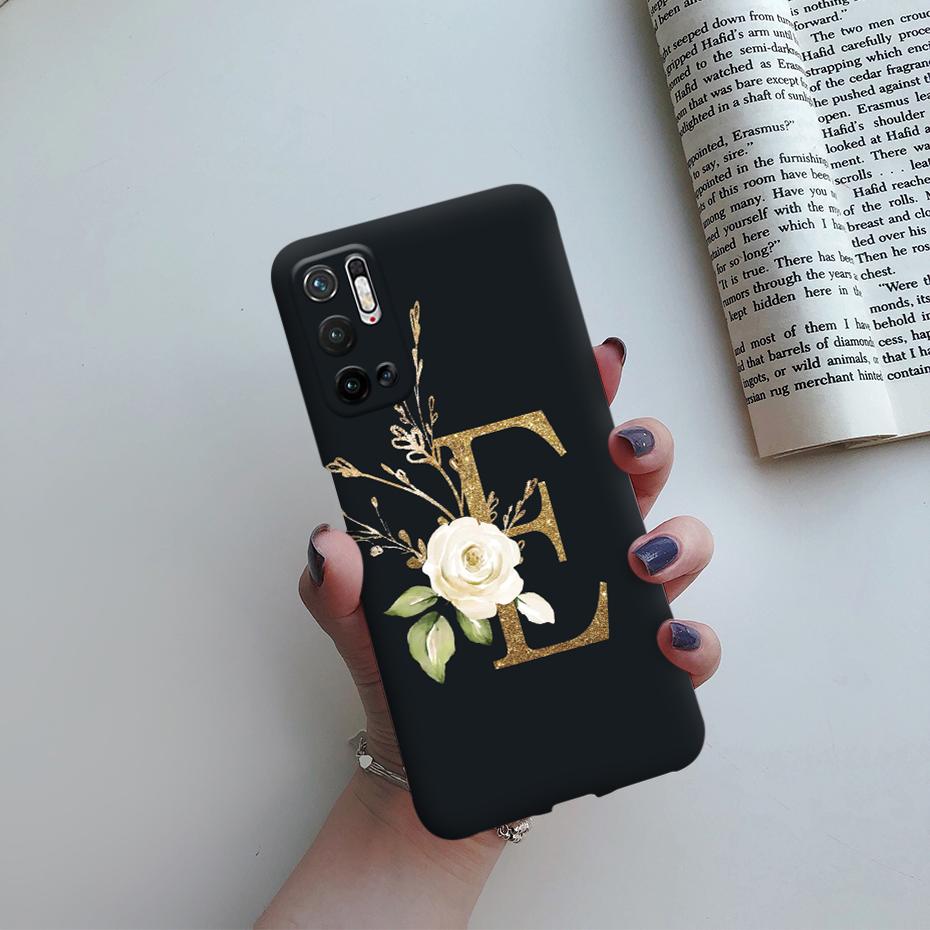 For Xiaomi Poco M3 Pro 5G Case for Poco M3 Pro 5G Cover Cute Letters Soft Silicone Phone Case for Xiaomi Poco M3 PocoM3 M 3 Pro