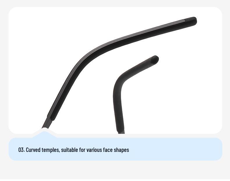 Linde 5805 Oval Titanium and Acetate Fashion Eyeglasses for Women and Men - Retro Business Style