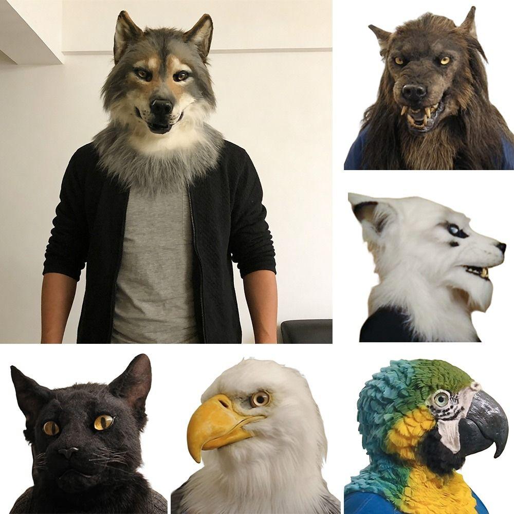 Venetian Party Eagle Mask Carnival Party Wolf Mask Fashion Halloween Hood Mask  Party Makeup Ball