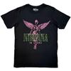 Nirvana - In Utero Purple Angel - Black Carbon T-shirt
