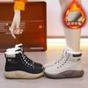 Fleece-Sportschuh kleine weiße Schuhe Damen Baumwollstiefel Winter neu vielseitig verdickt warm Baumwollschuhe