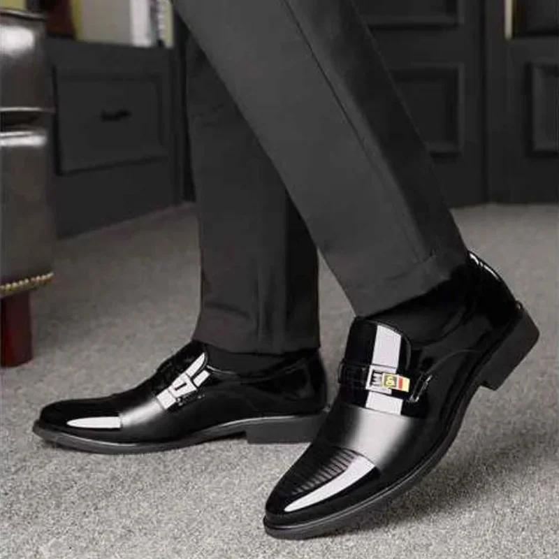 Business Official Social Shoe Male Leather Casual Not 39 Gentleman New Elegant and Classic Italian Suit Party Men's Formal Shoes