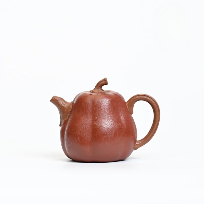 

100ml Exquisite Yixing Purple Clay Teapots Handmade Pumpkin Pot Raw Ore Section Mud Kettle With Infuser Zisha Tea Set Drinkware