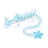 1 Piece Desktop Ornament 3D Printed Cherry Blossom Dragon Glow In The Dark Rotatable Articulated Dragons Figures Action Toy