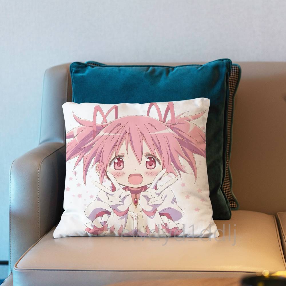 

Новые Наволочки Puella Magi MMadoka Magica Милые Забавные Наволочки Для Свадебной Вечеринки Домашний Декор Удобный Чехол На Подушку 30x30cm