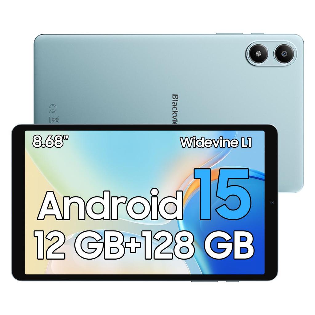 Blackview LINK 2 12.7-Inch Tablet Android 15 ,12GB RAM 256GB Memory,Large Display Widevide L1,Octa-core G100, 5000mAh