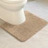 Toilet Absorbent Floor Mat Bathroom Toilet U-Shaped Mat Toilet Entrance Door Non-Slip Foot Pad Toilet Carpet