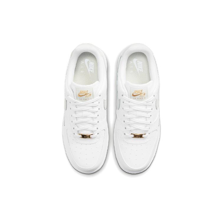 New Nike Air Force 1 Low White Grey Gold Women's CZ0270-106