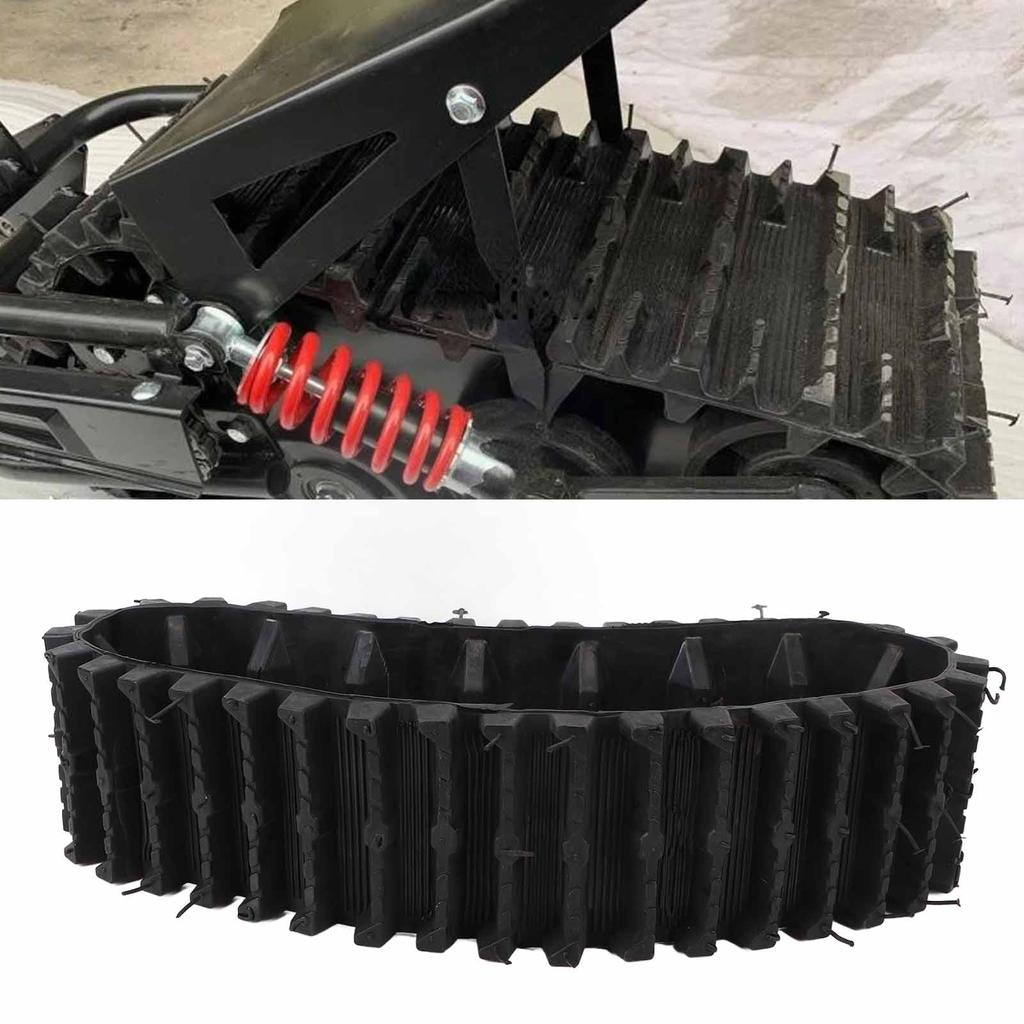 Kart Rubber Track Rubber Tracks Increased Traction Wheel Tire Track for ATV UTV Track Electric Snowmobile Snow Blower Kart