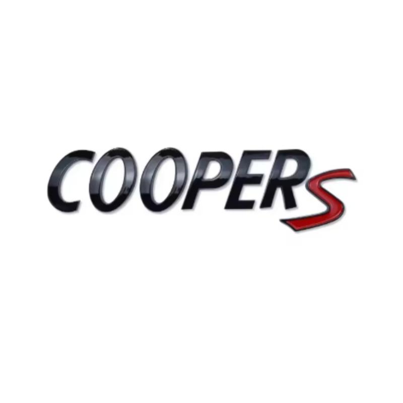

3D ABS Chrome Car Letters Rear Trunk Mini Cooper S Emblem Badge Sticker For Mini Cooper S R56 R50 R53 F56 F55 R60 Accessories