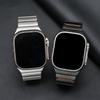 Titanový pásek pro Apple Watch Ultra 3 Pásek 49mm Luxusní kovový řemínek pro Iwatch Series 10 11 46mm 9 8 7 45mm 5 6 SE3 44mm Guma
