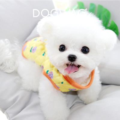 Tulip Quilted Vest Puppy Kkalkal Winter Outerwear S