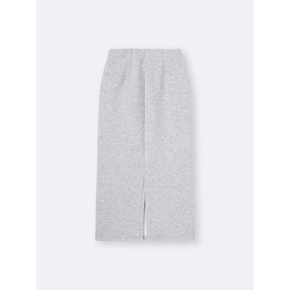 Gu By Uniqlo Puff Sweat Narrow Skirt+ec  Length 88.0 To 92.0 Cm 