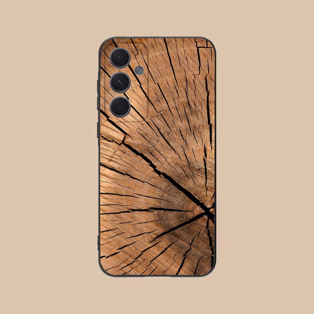 

Natural Wood Phone Case For Samsung S25,24,21,22,23,20,S30,Ultra,Plus,Fe,Lite,Note,5G Black Soft SamsungS24fe
