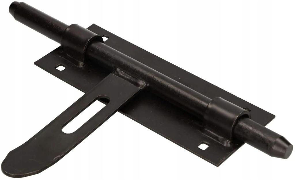 Gate latch 270 BLACK + PADLOCK