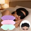 [ZYS]3D Sleeping Eye Mask Soft Skin-Friendly Breathable Light Blocking Eye Cover Travel Rest Lunch Break Blockout Light Eyeshade