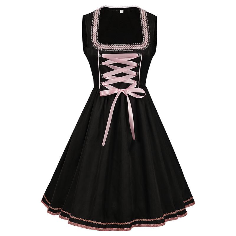 Bestseller: Halloweenský bavorský kostým Oktoberfest - Dámská výkonnostní sada dungarees