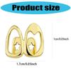 Multipurpose Copper Plated Openwork Heart Designs Grillzs Fashion Accessory for Trendy Generation Stylish Outfits