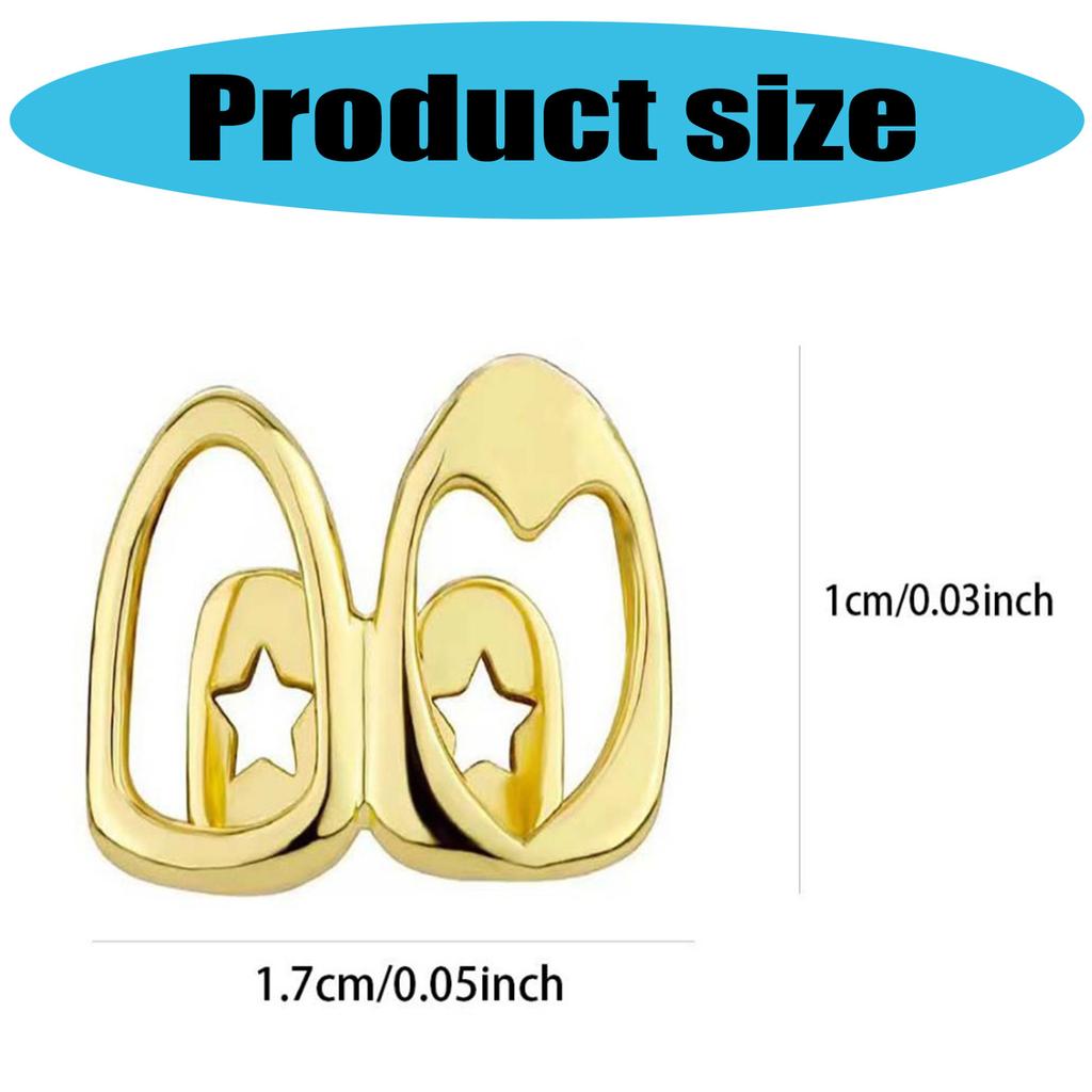 Multipurpose Copper Plated Openwork Heart Designs Grillzs Fashion Accessory for Trendy Generation Stylish Outfits