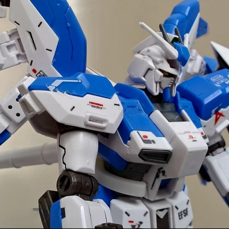 Anime Model RG RX-93-V2 HI-V Anime Model Action Figure Assembly Movable Model Toys Gift Collectible