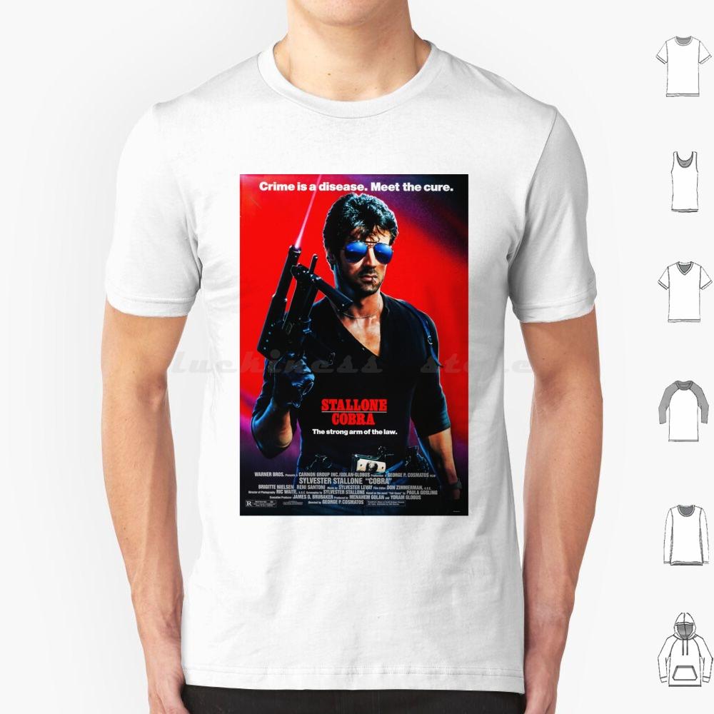 Poster T-Shirt Männer Frauen Kinder 6XL Action Boxen Cops Polizei Sylvester 90er 80er Filme Filme Vibes Cool Japanisch