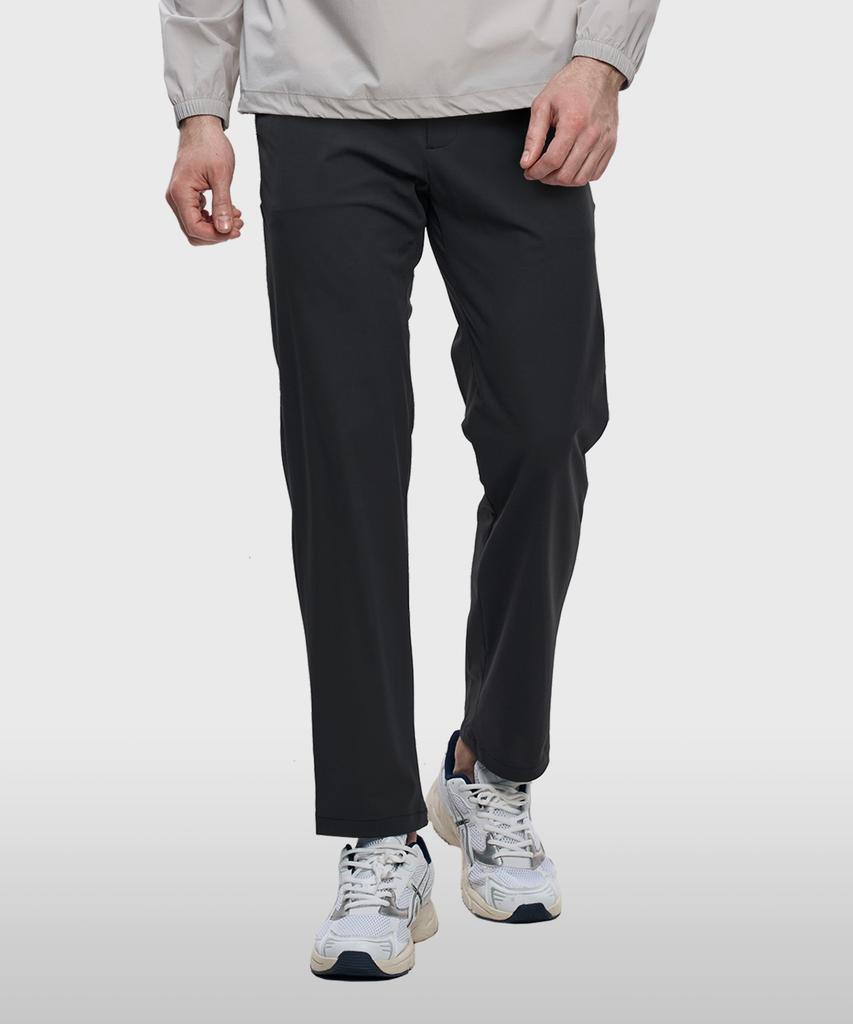EZBUY Naturally Elastic Men'S Half Banding Slacks Pants 3 Colors