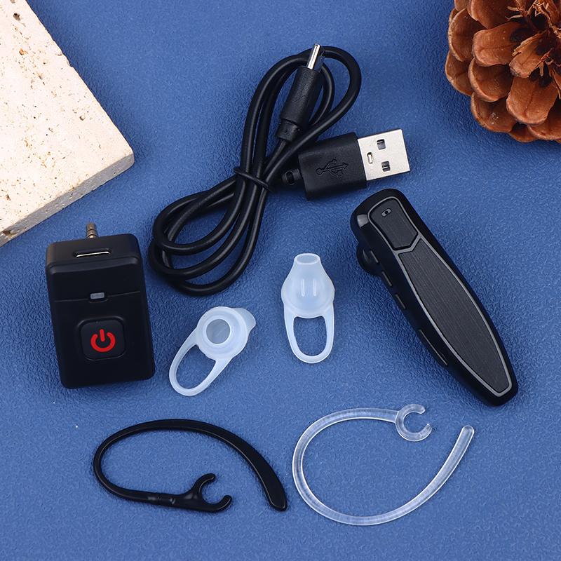 

For Uv-82 Uv-5R 888S Walkie Talkie Two Way Radio Moto Bike Handsfree Bluetooth Ptt Earpiece Wireless Headphone Headset чорний