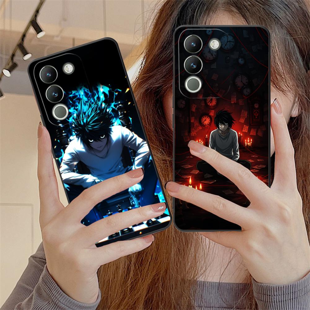 Death Note L Lawliet Mobile Phone Case for VIVO V60 V50 V40 V30 V29 V27 V25 V23 Pro Lite 5G Colorful Printing Cover Cover Pretty