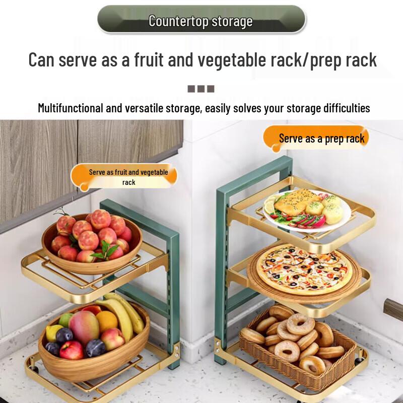 JingQingFu Multi-Layer Kitchen Pot Storage Rack