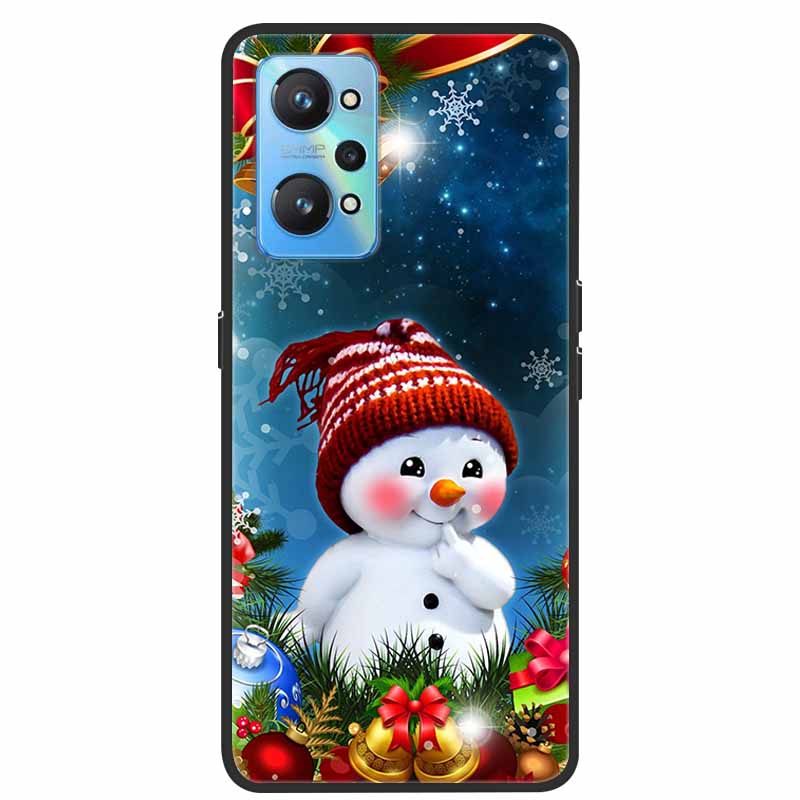 Christmas Cover For Realme GT Neo 2 2T 3 3T Cases Lovely Soft TPU Silicone Covers for Realme C21Y C25Y Q5 Pro Neo2 Neo3 Neo2T