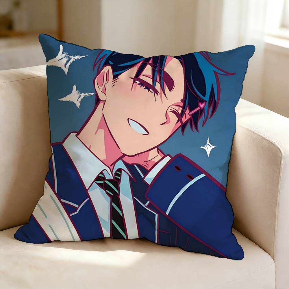 A-Alien S-Stage I-Ivan Square Double-Sided printed Pillow Case Bedroom Bedside Pillow Sofa Cushion Cover