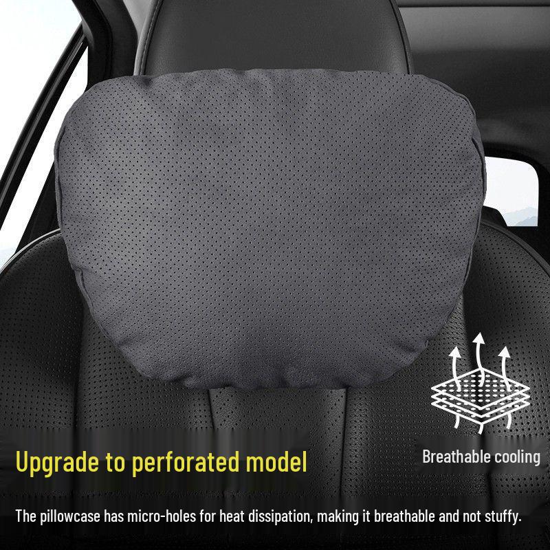 Maybach Car Headrest and Lumbar Support Pillow Set