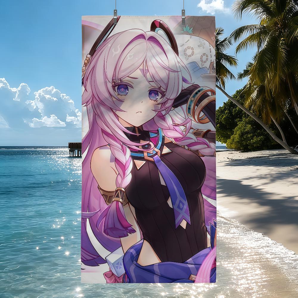 

Game Genshin Impact Citlali Towel Quick Drying Beach Towels Are Suitable For Swimming Pools Camping Yoga And The Gym W30*H60(CM)
