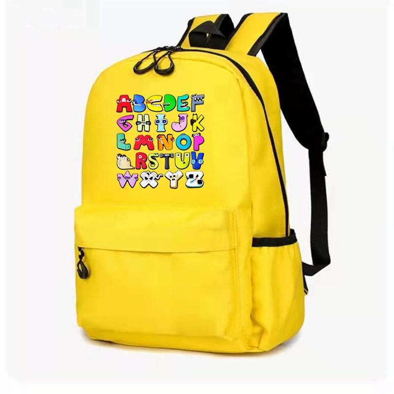 Cartoon-themed Alphabet Lore Backpack For Kids