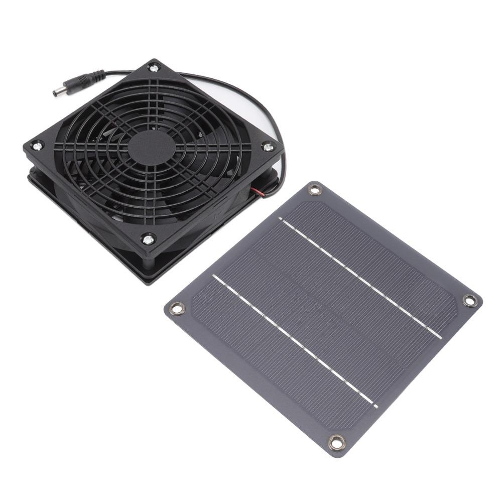 Weatherproof Solar Ventilation Fan 3W Outdoor Solar Fan Solar Powered Exhaust Fan  Chicken Coop