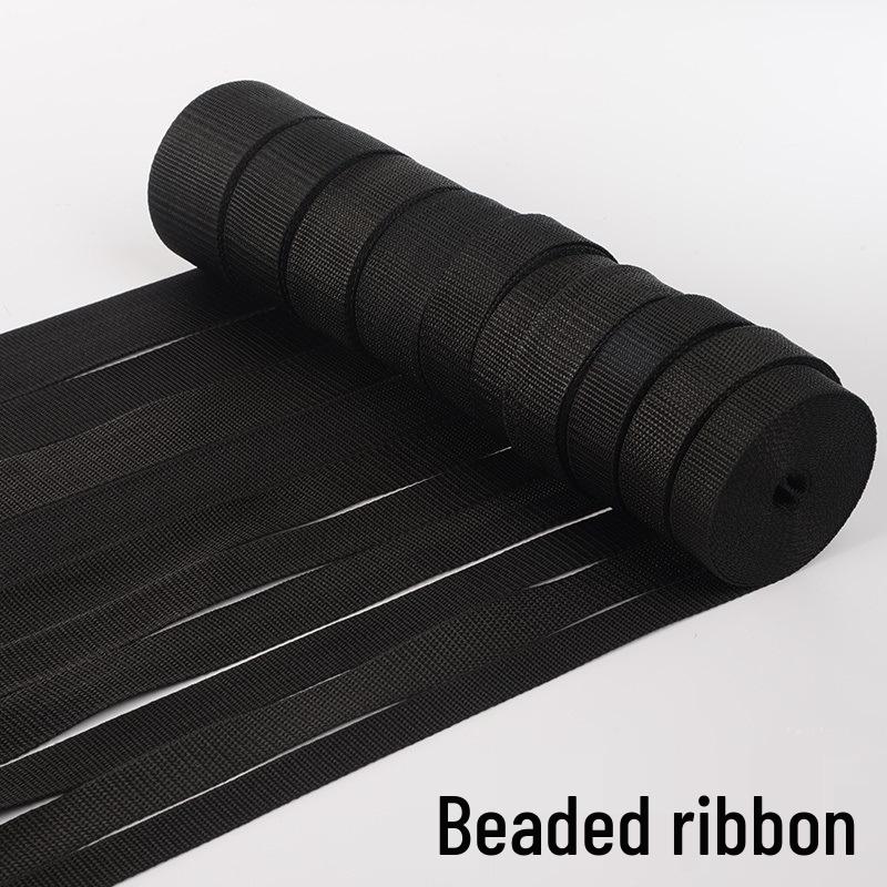 Black Pearl Texture 900D PP Webbing for Straps – Clothing, Luggage, Backpack, Bundling