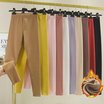 Women's Seamless German Velvet Winter Leggings - Thick, Double-Sided, Warm, Plus Velvet Autumn Wear.