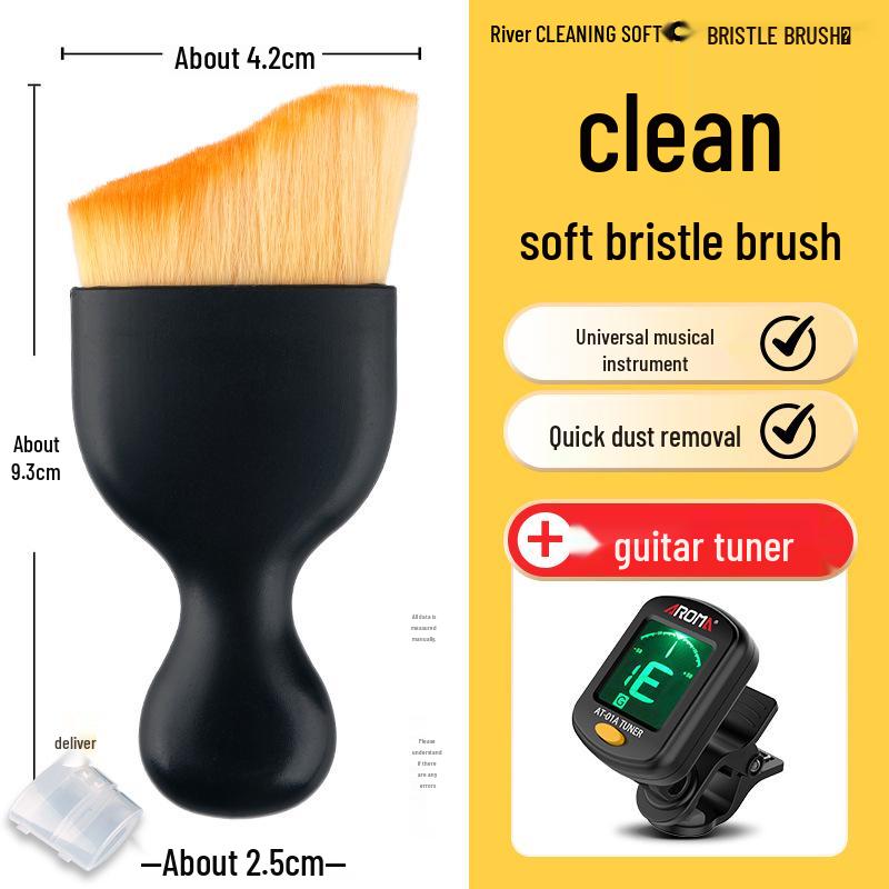 Professionelles Instrumenten-Reinigungsbürsten-Set für Gitarre, Klavier, Violine, Guzheng - Staubwisch- und Wartungsbürste