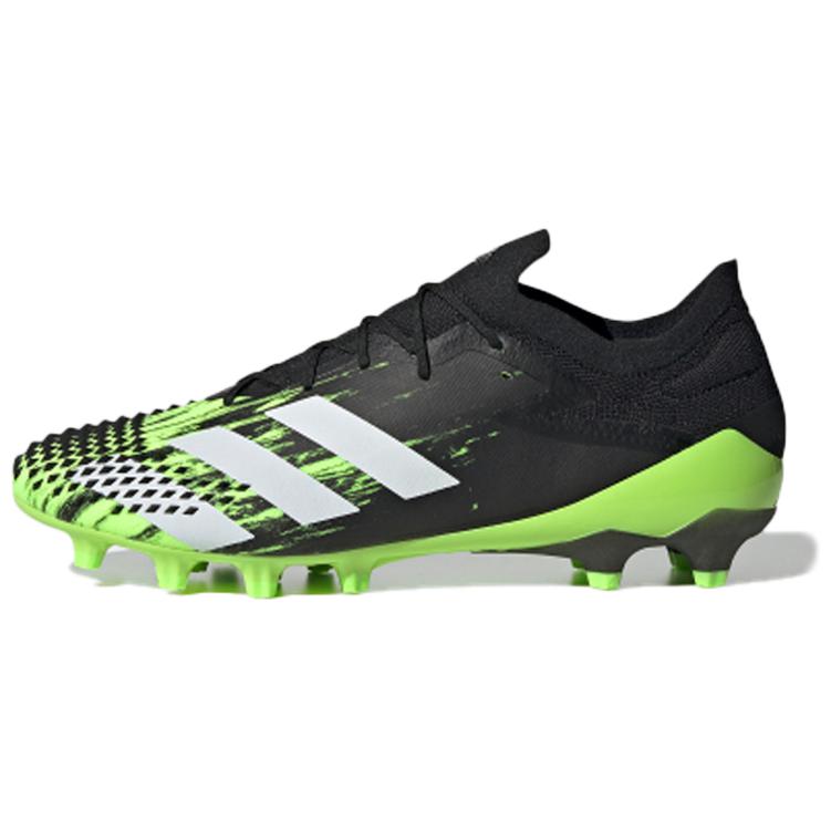 New Adidas Predator Mutator 20.1 Low Ag 'Black Signal Green' FW9748