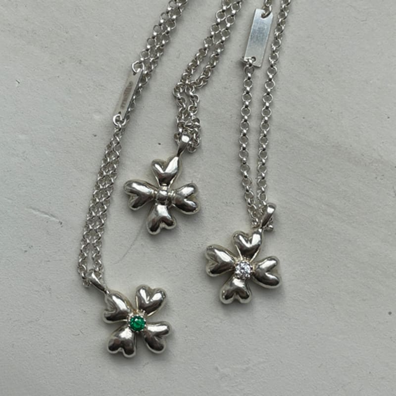 melliv lucky clover necklace_mvn47