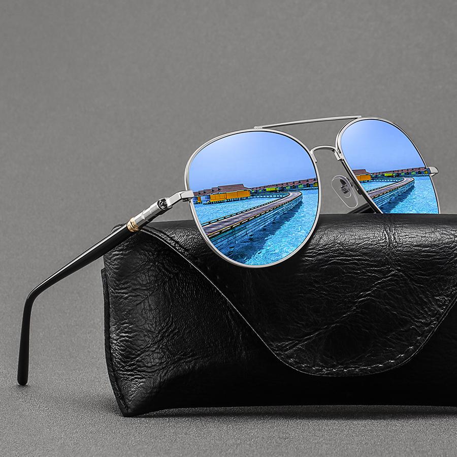 Fashion Vintage Pilot Metal Frame Sunglasses Men Women Eyewear Fishing Driving Man Luxury Brand Designer Sun Glasses