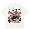 EYE OF CHAOS Grafik T-Shirt Baumwoll-T-Shirt Unisex Oberteile T-Shirts Sommer Kurzarm T-Shirt