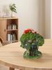 Tree House Flower Pot Bonsai Pot Decorative Forest House Planter Pot Resin Desktop Plant Pot Multi-Function for Home Office