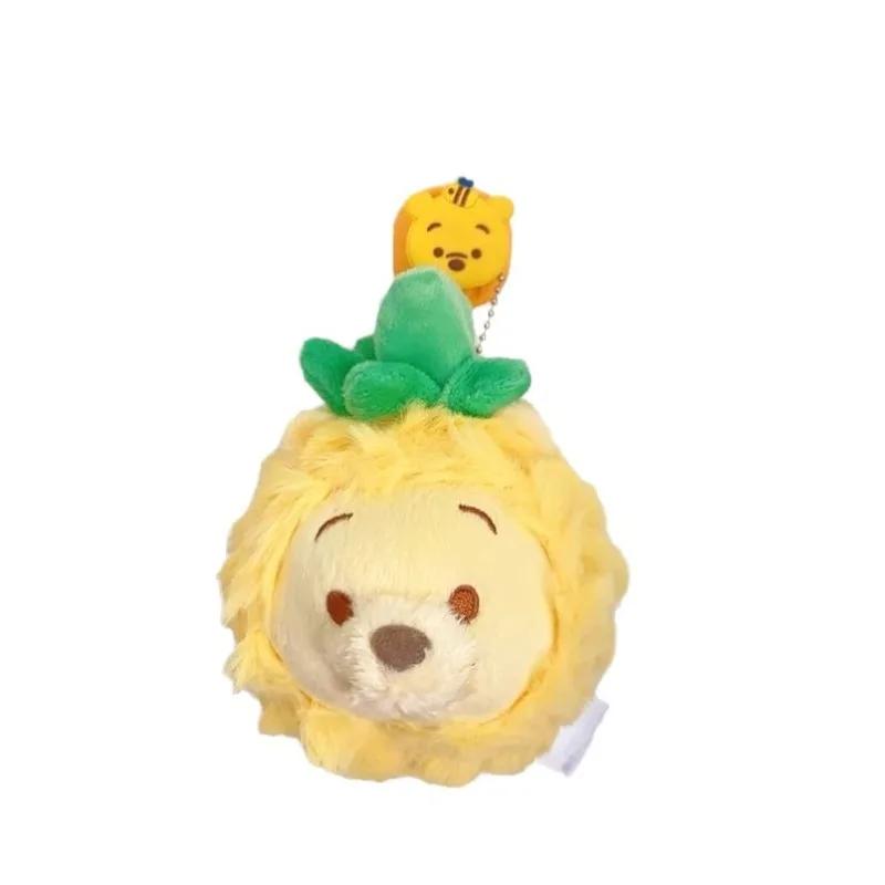 

Забавные плюшевые мультяшные фигурки серии «Ананас», милые брелоки в виде куклы Винни Пуха, подарки на день рождения для мальчиков и девочек, периферия жёлтый