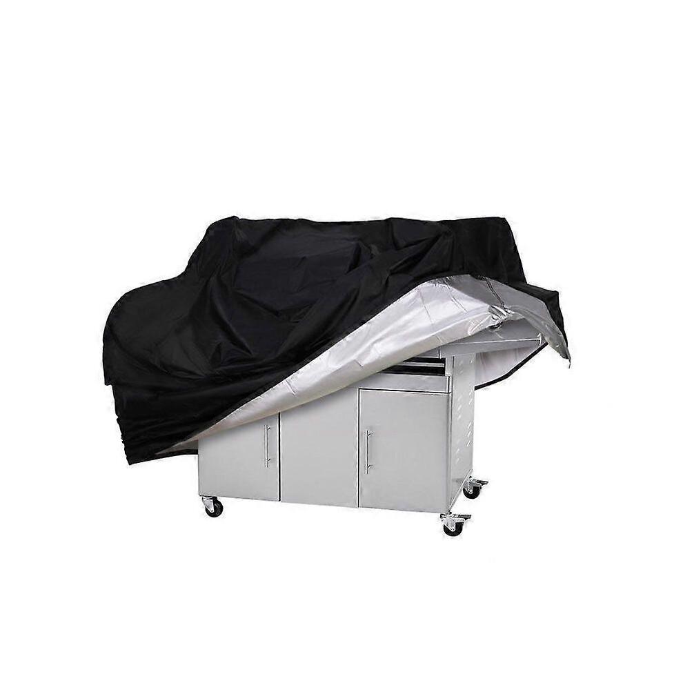 Protective Cover Outdoor Furniture Cover Waterproof Anti-UV Garden Table Chair Set Cover 100x60x150cm Black