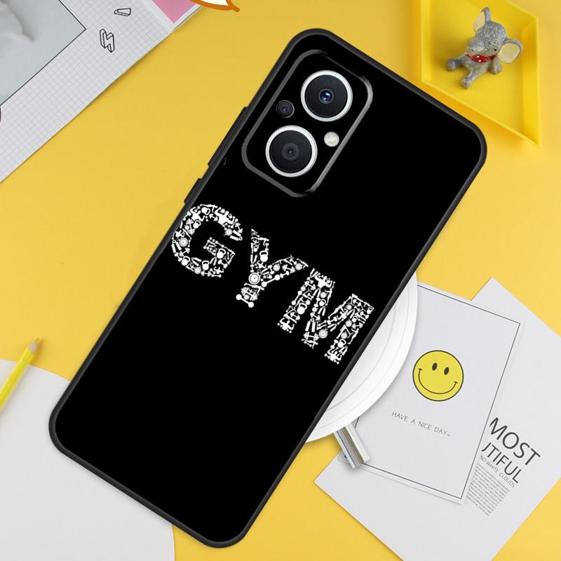 Bodybuilding Gym Fitness For OPPO Reno 14F 13F 12F 11F 13 12 11 10 14 Pro 7 8 Lite 8T OPPO Find X5 X6 X8 X9 Pro Case