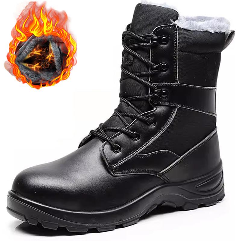 

Мужские рабочие защитные ботинки Ботинки со стальным носком Осенне-зимняя защитная рабочая обувь Защитная спортивная обувь для мужчин с защитой от проколов Походные ботинки 46