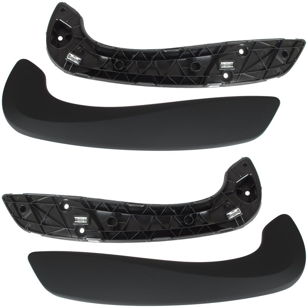 Renault Megane III 08-16 interior door handle BLACK MATT front left + right 2 pcs. SET